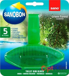 картинка Туалетний блок для унітаза Sano Зелений ліс 55 г