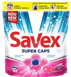 картинка Капсули для прання Savex Semana Perfume універсальні 15 шт.
