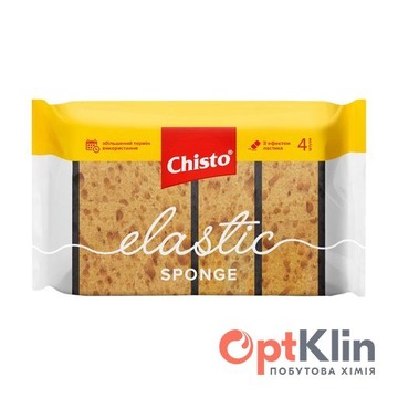  Губки кухонні Chisto Elastic Sponge 4 шт.
