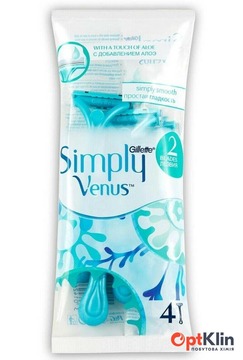  бритви одноразові Gillette Simply Venus 2, 4 шт.