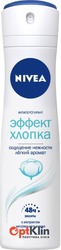 картинка дезодорант Nivea Ефект бавовни спрей-антиперспірант 150 мл