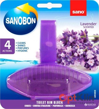  Туалетний блок для унітаза Sano Лаванда 55 г