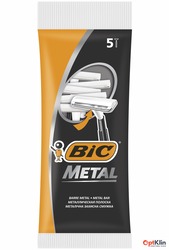картинка бритви одноразові BiC Metal 5 шт.