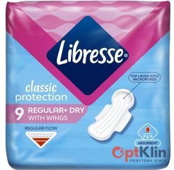 картинка Прокладки для критичних днів Libresse Classic Protection Regular Dry 9 шт. 
