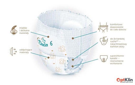  2 Підгузки-трусики Dada Extra Care 6 Extra Large (16+ кг) 32 шт.