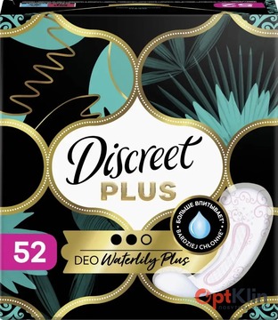  Прокладки щоденні Discreet ZonePlus Deo Water Lily 52 шт.