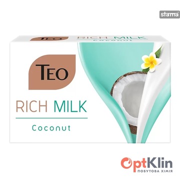  Мило тверде Teo Milk Rich Coconut 100 г