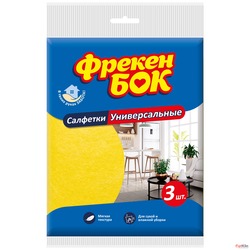  картинка Серветки для прибирання Фрекен Бок Універсальні віскозні 3 шт.