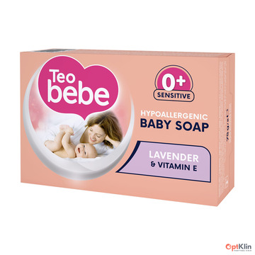  Дитяче мило Teo Bebe Лаванда та Вітамін Е 75 г