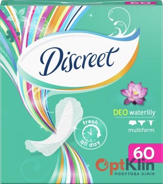  Прокладки щоденні Discreet Deo Water Lily 60 шт.