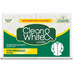 картинка Мило господарче Duru Clean & White відбілювальне 4x125 г