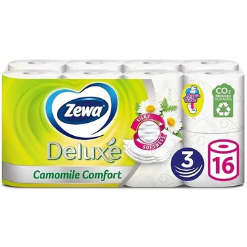  Туалетний папір Zewa Deluxe Ромашка 3-шаровий 16 шт.
