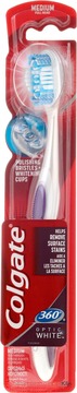  Зубна щітка Colgate 360° Optic White середньої жорсткості 1 шт.