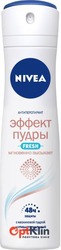 картинка Nivea Ефект Пудри Fresh спрей-антиперспірант з антибактеріальним комплексом 150 мл