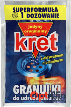  Гранули для прочищення труб KRET 40 г